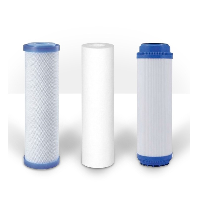 Pack 3 filtros para equipos de ósmosis inversa básicos